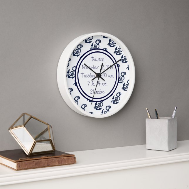 Horloge Anchor Pattern (Bureau)