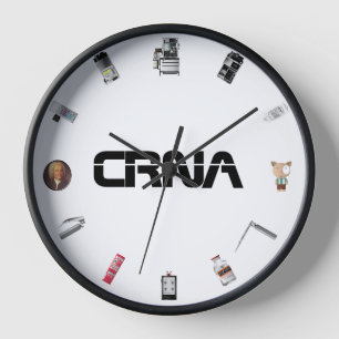 Horloge Anesthésie CRNA