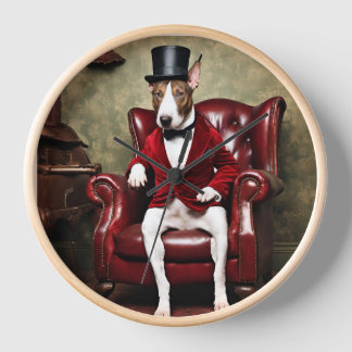 Horloge anglaise Bull Terrier