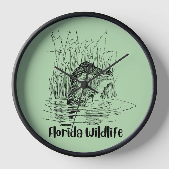 Horloge animalière de Floride (Recto)