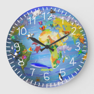 Horloge animalière de la planète Terre - John Dyer