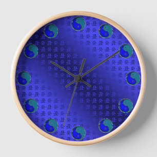 Horloge Année du Bœuf d'Eau