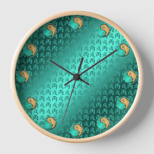 Horloge Année du Chien de Feu
