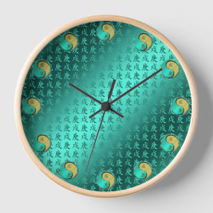 Horloge Année du Chien de Métal