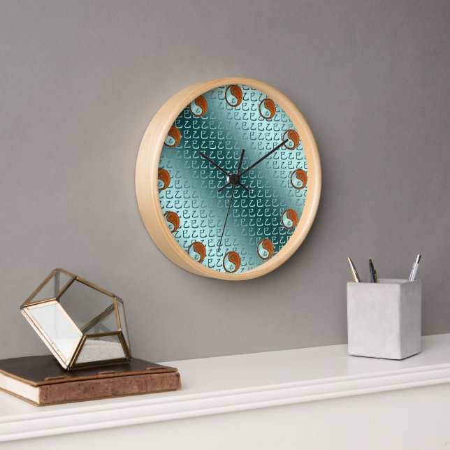 Horloge Année du Serpent de Bois (Bureau)