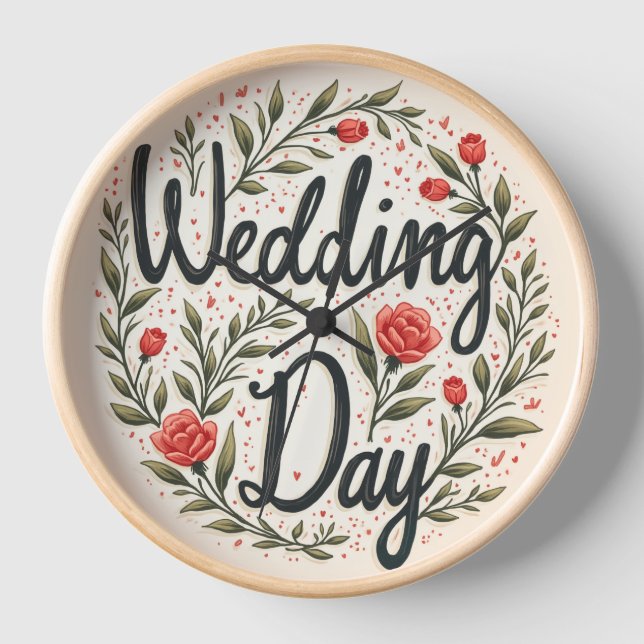 Horloge Anniversaire de Mariage (Recto)