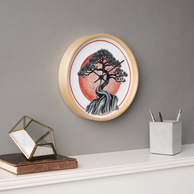 Horloge Arbre japonais (Bureau)