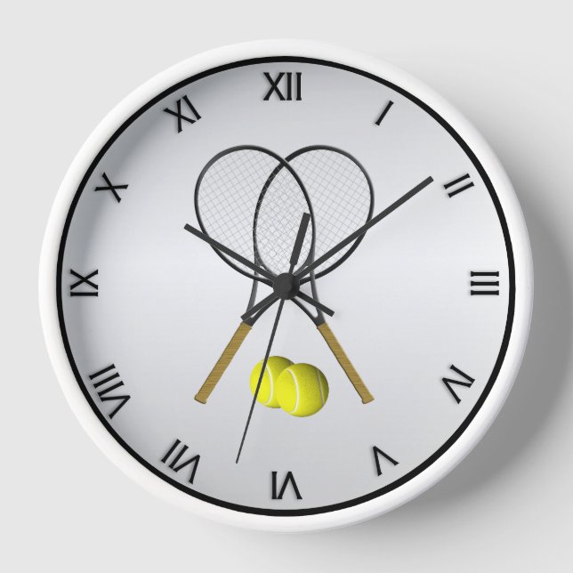 Horloge Argent en double de tennis (Recto)
