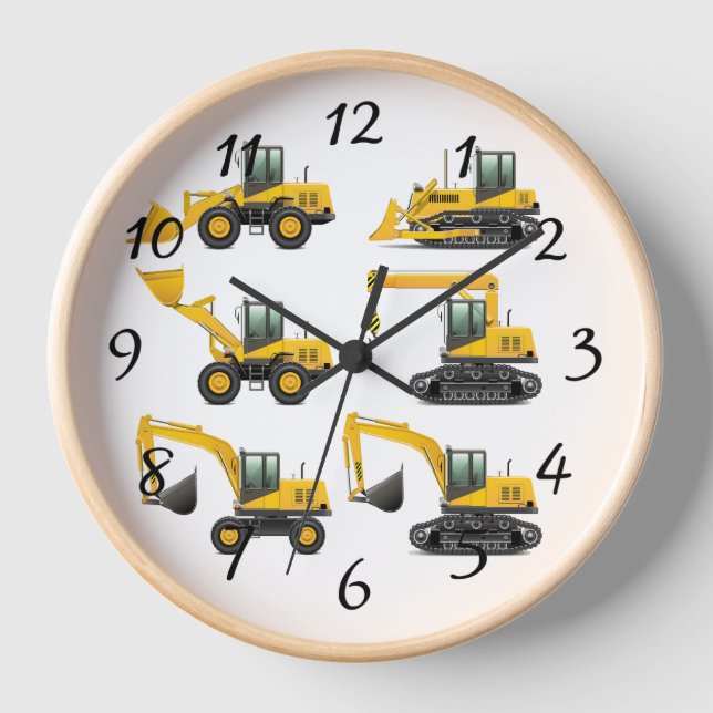 Horloge Array of Heavy Construction Equipment (Recto)