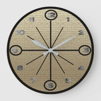Horloge - Arrière - plan en lin avec des chiffres