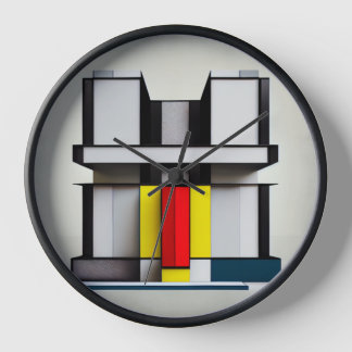 Horloge art abstrait