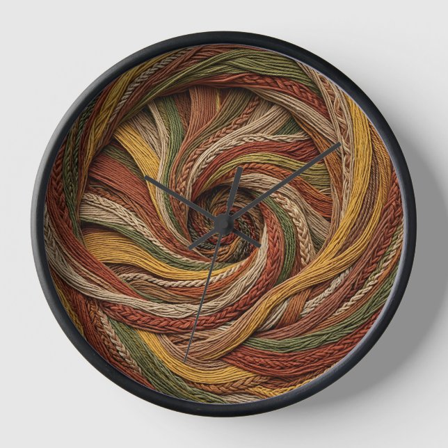 Horloge Art Abstrait Escalier en Spirale (Recto)