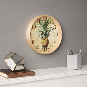 Horloge Art chic vintage calligraphie française grand anan
