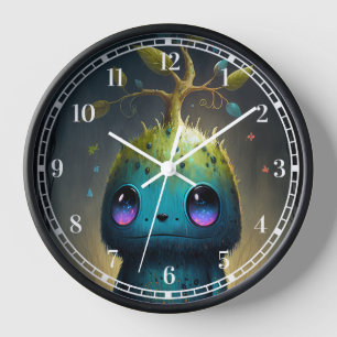 Horloge Art d'Imaginaire Monster Plante
