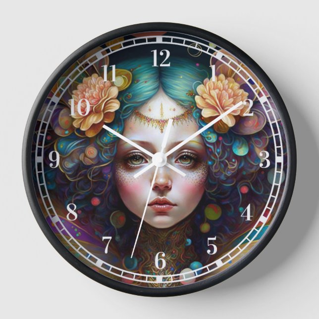 Horloge Art Imaginaire Fairy Trippy (Recto)