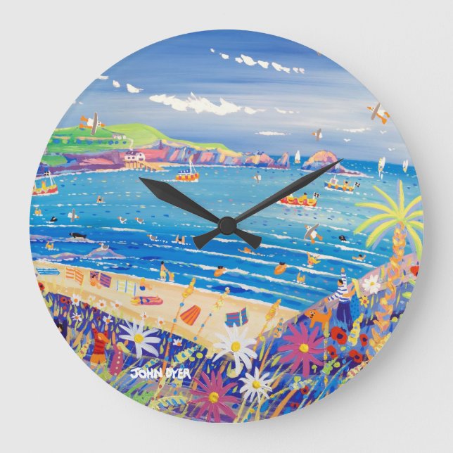 Horloge artistique : Mère Ivey's Bay Cornwall (Recto)