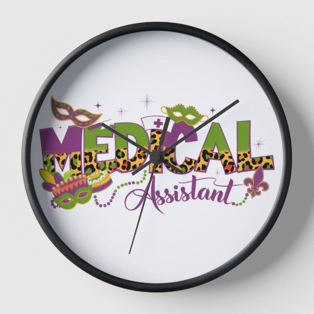 Horloge Assistant Médical - Mardi Gras (Recto)