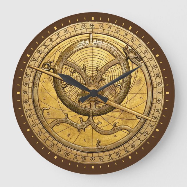 Horloge Astrolabe antique (Recto)