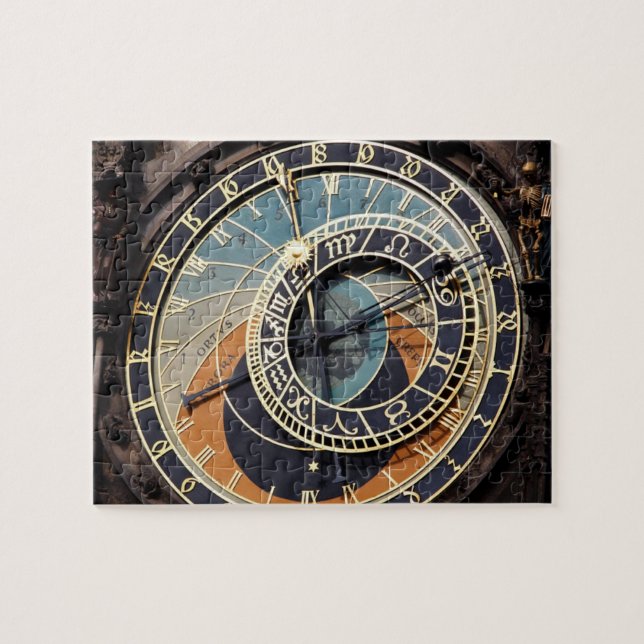 Horloge Astronomique Dans Praque Jigsaw Puzzle (Horizontal)