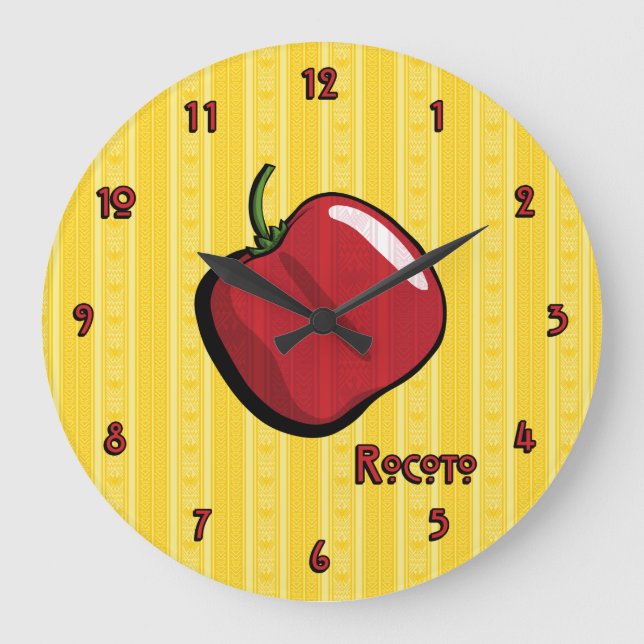 Horloge au Rocoto Piment (Recto)
