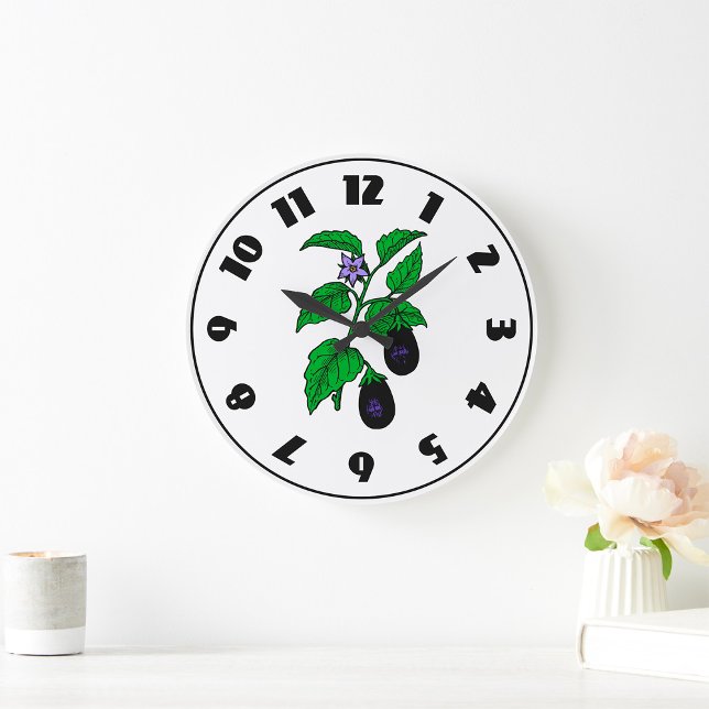 Horloge Aubergine (Créateur téléchargé)
