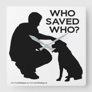 Horloge avec impression, Qui a enregistré qui