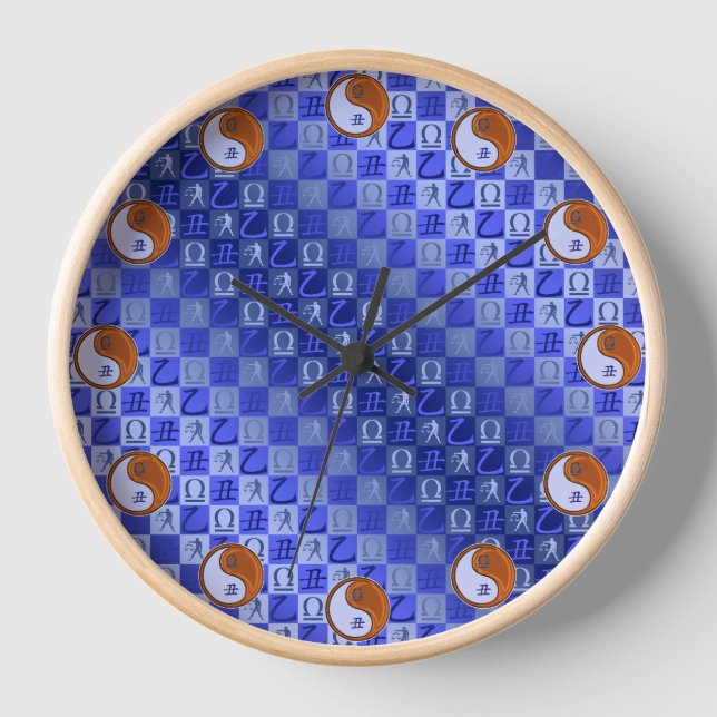 Horloge Balance & Bœuf de Bois (Recto)