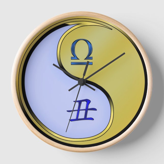 Horloge Balance & Bœuf de Métal (Recto)