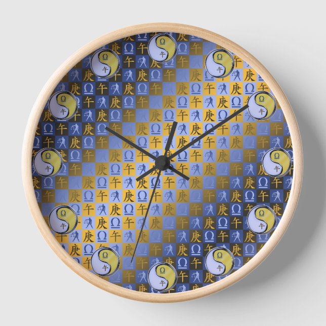 Horloge Balance & Cheval de Métal (Recto)