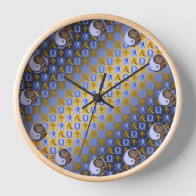 Horloge Balance & Cheval de Terre (Recto)