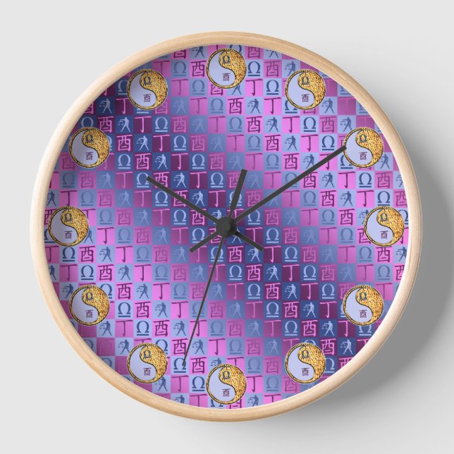 Horloge Balance & Coq de Feu (Recto)