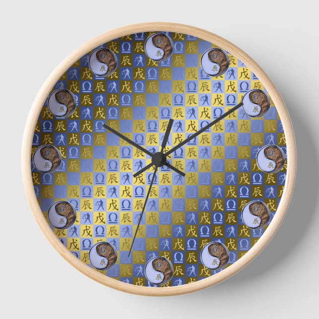 Horloge Balance & Dragon de Terre (Recto)