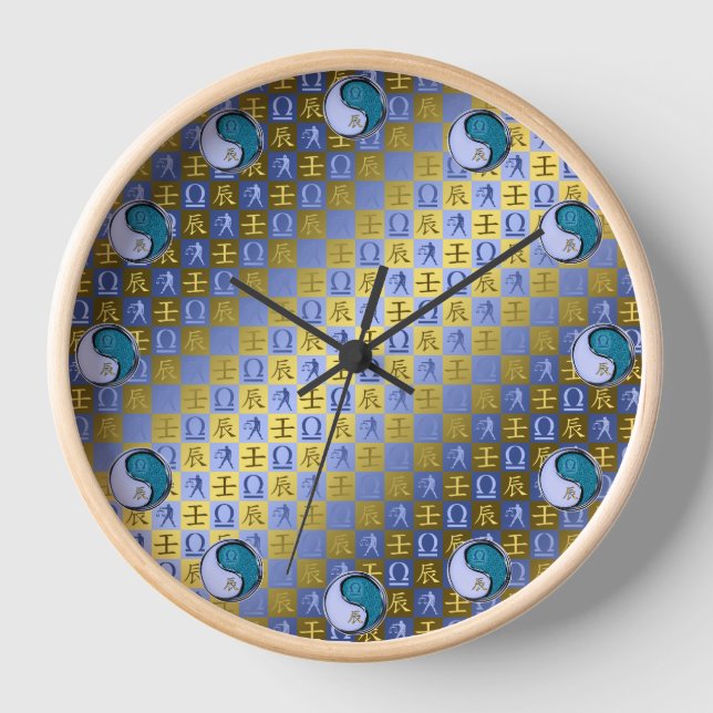 Horloge Balance & Dragon d'Eau (Recto)