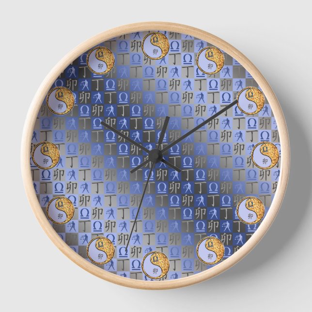 Horloge Balance & Lapin de Feu (Recto)