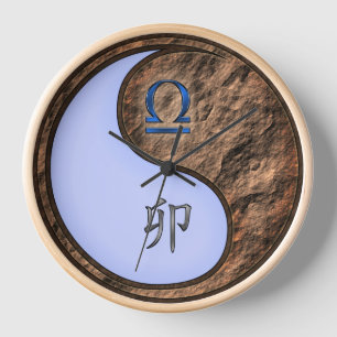 Horloge Balance & Lapin de Terre