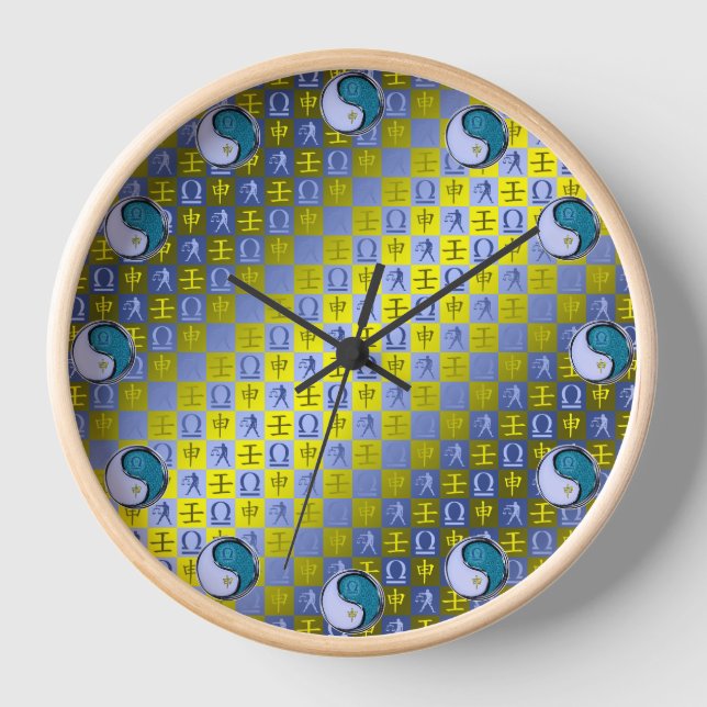 Horloge Balance & Singe d'Eau (Recto)