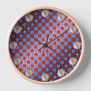 Horloge Balance & Tigre de Feu