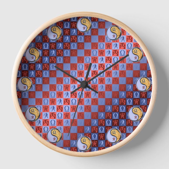 Horloge Balance & Tigre de Feu (Recto)