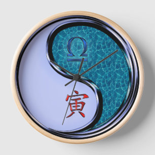 Horloge Balance & Tigre d'eau