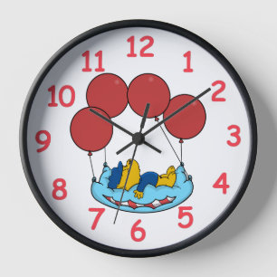 Horloge Ballons de l'oreiller de Ferald