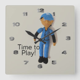 Horloge - Baseball Time to Play