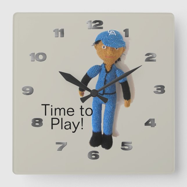 Horloge - Baseball Time to Play (Recto)