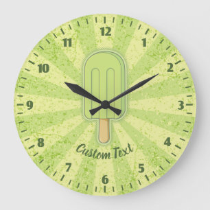 Horloge bâtonnet de glace à la lime