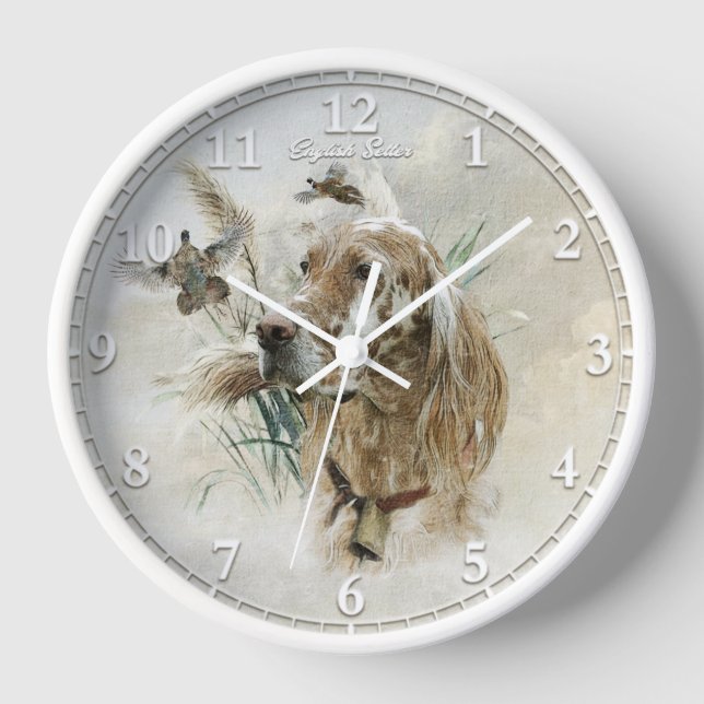 Horloge Beau plateau avec faisans, Art (Recto)