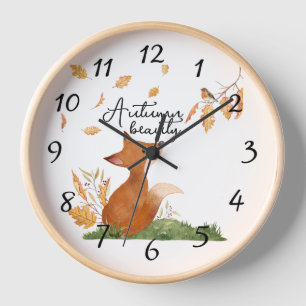 Horloge Beauté d'automne