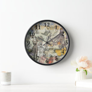 Horloge Beauté de bain victorienne Kraken Surréalisme Vint