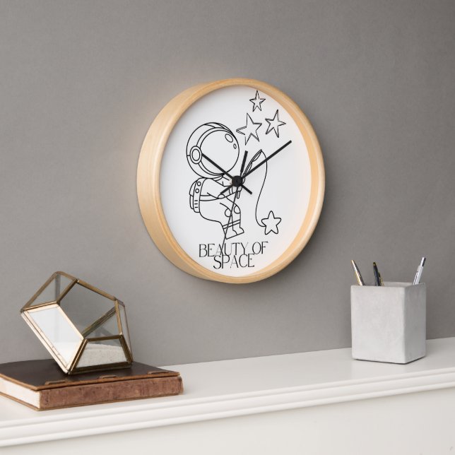 Horloge "Beauté de l'espace"  (Bureau)