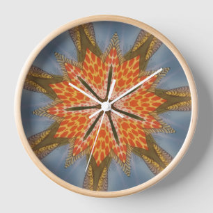 Horloge Beautiful amazing feminine african design animal
