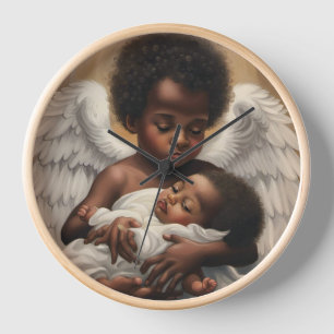 Horloge Bébé Anges