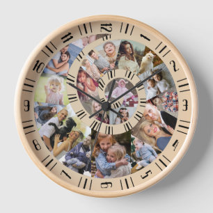 Horloge Beige fait sur commande de spirale de Nautilus de